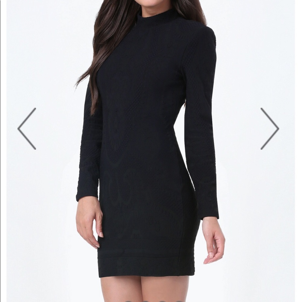 BEBE Alana Jacquard Dress